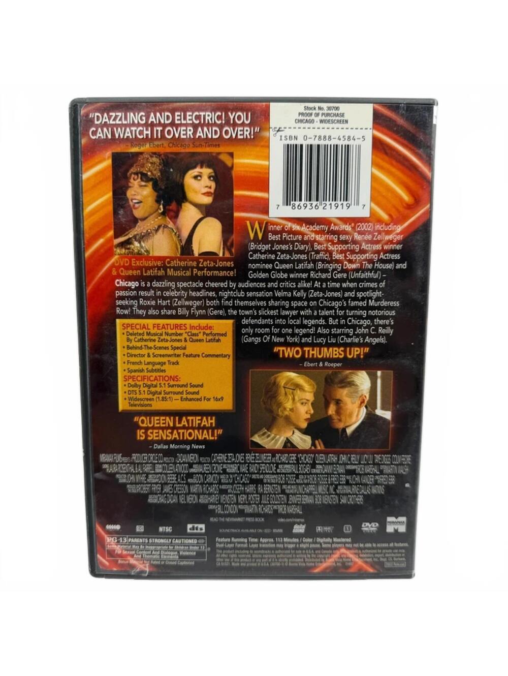 Chicago (2002) - DVD Movie - Musical Crime - Picture 2 of 3